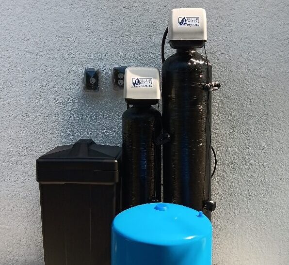 Residential water softener and pressure tanks